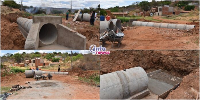 Prefeitura de Picos inicia obra de drenagem na Comunidade Quilombo